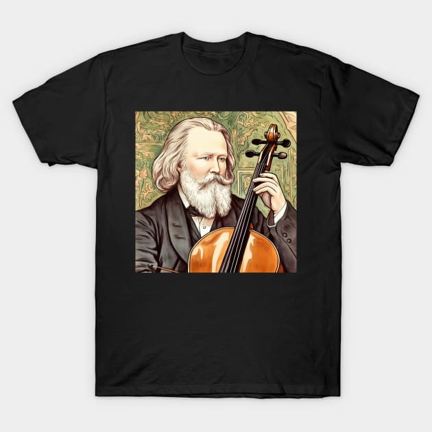 Johannes Brahms T-Shirt by ComicsFactory